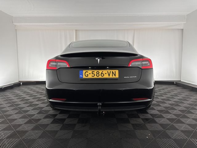 Tesla Model 3 Long Range AWD 75 kWh [ 3-Fase ] (INCL-BTW) Aut. *PANO | AUTO-PILOT | NAPPA-LEATHER | KEYLESS | FULL-LED | MEMORY-PACK | SURROUND-VIEW | DAB | APP-CONNECT | DIGI-COCKPIT | LANE-ASSIST | TOWBAR | COMFORT-SEATS | 18″ALU*