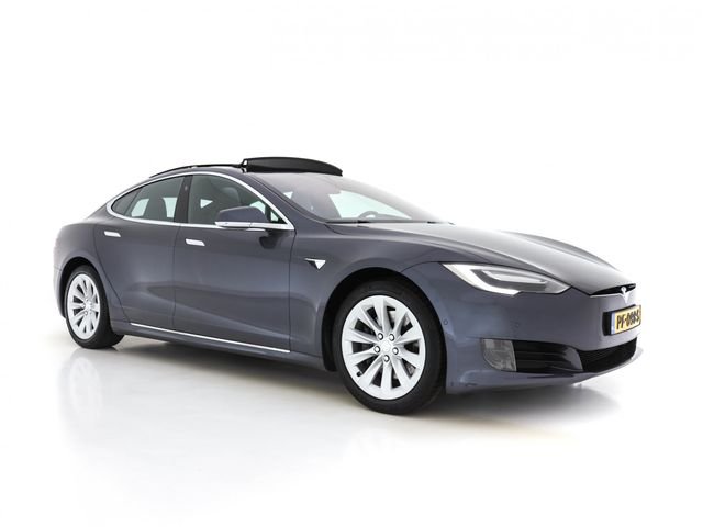Tesla Model S 235 Kw Base [ 3-Fase ] (INCL-BTW) *PANO | PILOTE AUTOMATIQUE | SANS CLÉ | ENTIÈREMENT LED | 1/2-LEDER | NAVI-FULLMAP | SURROUND-VIEW | APP-CONNECT | LANE-ASSIST | VIRTUAL-COCKPIT | DAB | SIÈGES SPORT | 19″ALU