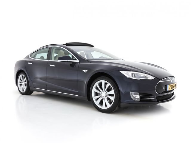 Tesla Model S 85 Base Tech-Pack Sound-Studio-Package [3-Fase] (INCL-BTW) *SUPERCHARGE GRATUITE* *PANO | SANS CLÉ | VOLLEDER | NAVI-FULLMAP | FULL-LED | CAMÉRA | DAB | CRUISE | SIÈGES CONFORT | 19″ALU*